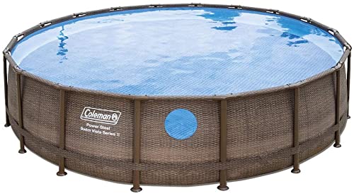 Coleman-18'-x-48''-Power-Steel-Swim-Vista-Series-II-Swimming-Pool-Metal-Frame