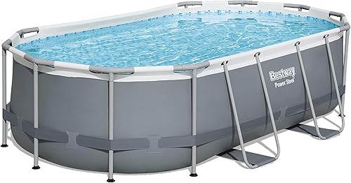 Bestway-Power-Steel-Above-Ground-Pool-Set-(14'-x-8'2