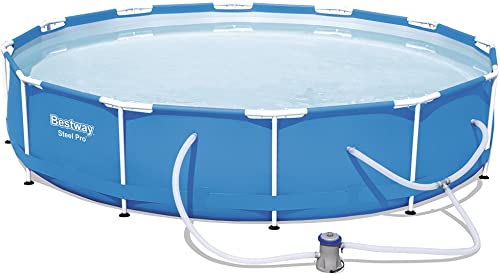 Bestway-56680-Steel-Pro,-12ft-x-30in,-Above-Ground-Round-Frame-Pool-Set-|-for-Kids-&-Adults